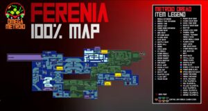 Metroid Dread Map 100% Ferenia All Items Locations