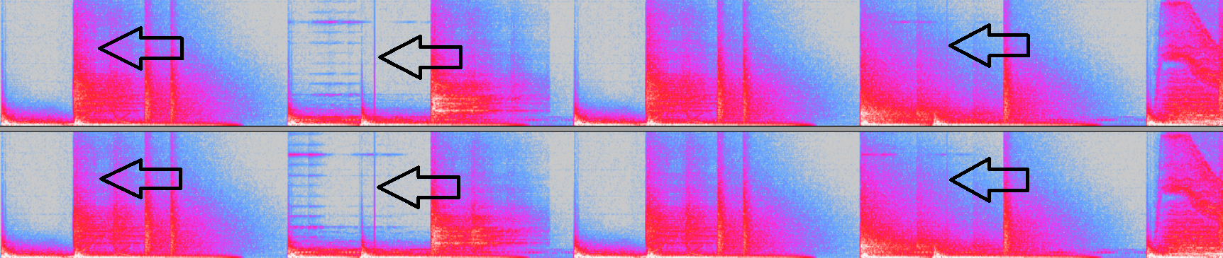 "Flaaghra", ripped directly from Metroid Prime Remastered, accompanied by spectrographic imaging showing a visual representation of the recording errors.