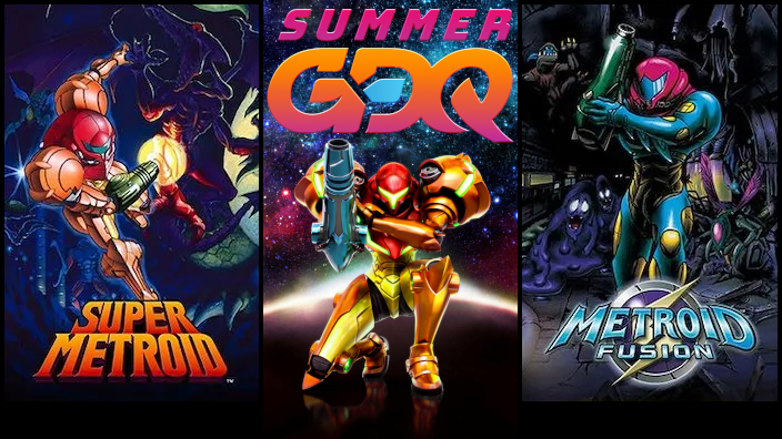 Super Metroid and Metroid Fusion are at SGDQ