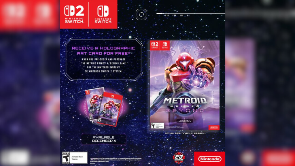EBGames Canada Has A Holographic Art Card Pre-Order Bonus for Metroid ...