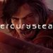 MercurySteam branding on an action game banner with a snarling warrior in battle.