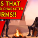 Thumbnail for a Metroid podcast: red banner text 'Guess That Metroid Character Returns!!' over a desert campfire scene with armored figures and a logo in the corner.